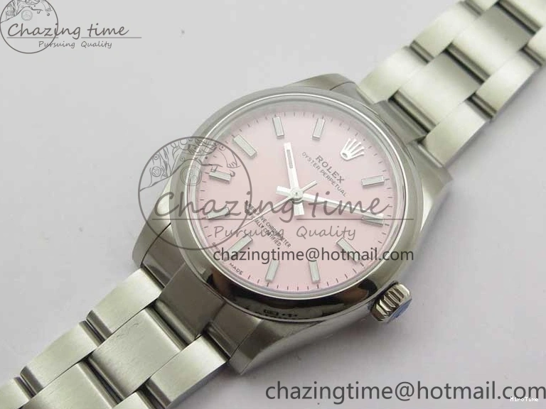 MiroTime 1103 Oyster Perpetual 31mm 277200 EWF Best Edition Pink Dial on SS Bracelet 6T Sophisticated 2776